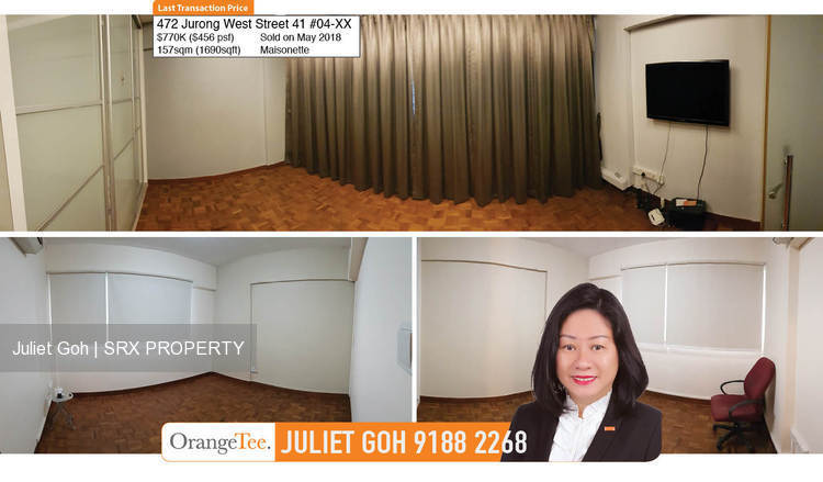 Blk 472 Jurong West Street 41 (Jurong West), HDB Executive #198481042